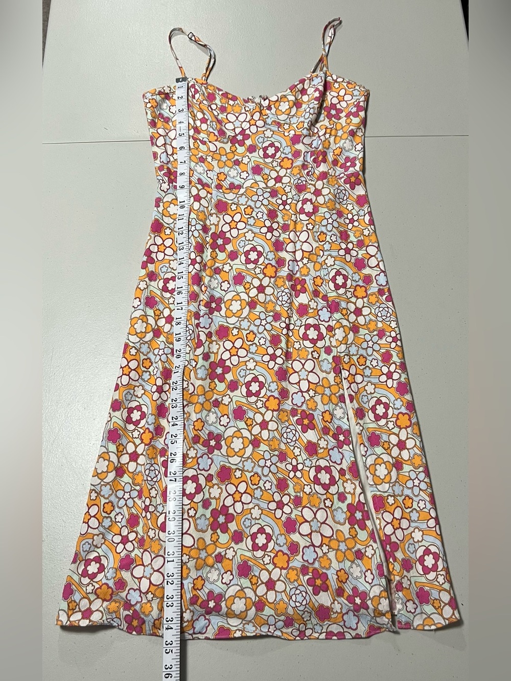 Aritzia SUNDEH Viola Floral Midi Dress with Slit - Picture 10 of 13